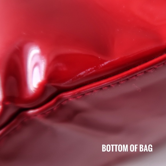 Victoria’s Secret Vinyl Bag w Bow Decor - Picture 6 of 10